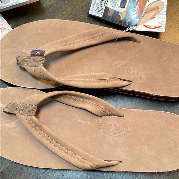 Rainbow Other - Rainbow double layer flip flops-color is dark brown